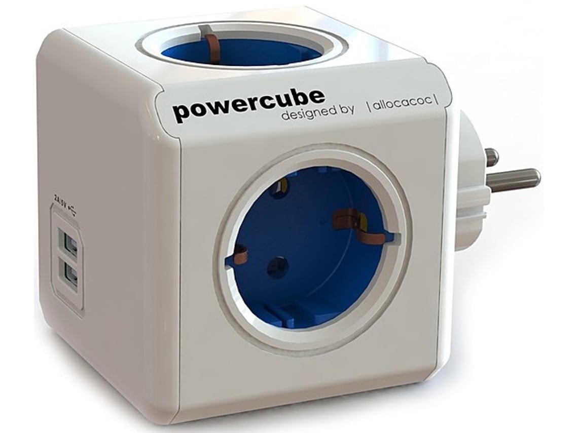 PowerCube ALLOCACOC Original USB azul (Europa - 250V)