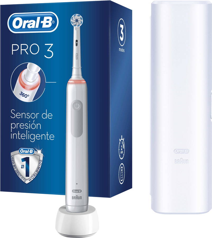 Cepillo de Dientes Eléctrico ORAL-B Pro 3 3500 Blanco