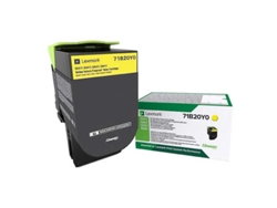 Tóner LEXMARK 71B20Y0 Amarillo