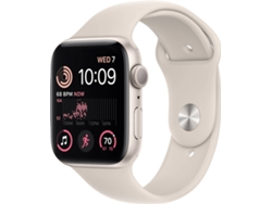APPLE Watch SE GPS 44 mm Blanco Estrella con Correa Deportiva Blanco Estrella
