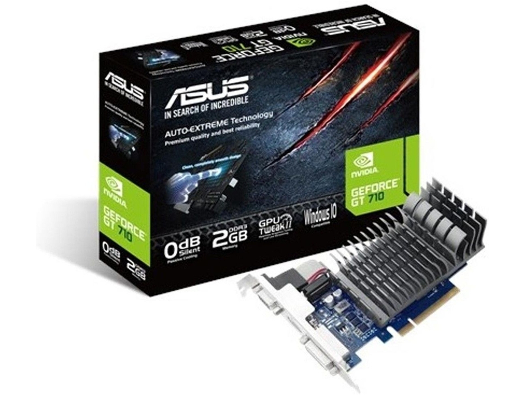 Tarjeta Gráfica  ASUS GeForce GT710 2GB DDR3