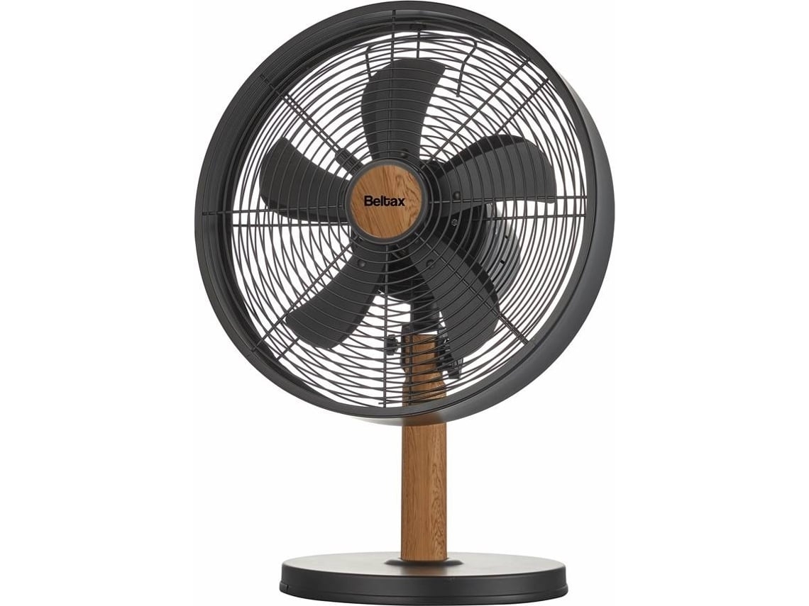 Ventilador de Pie BELTAX BTF4016 TRAVEL (3 Velocidades - 30 cm - Negro)