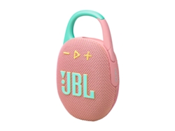 Altavoz Bluetooth JBL CLIP5 (7 W - Autonomía: 12 h - Rosa)