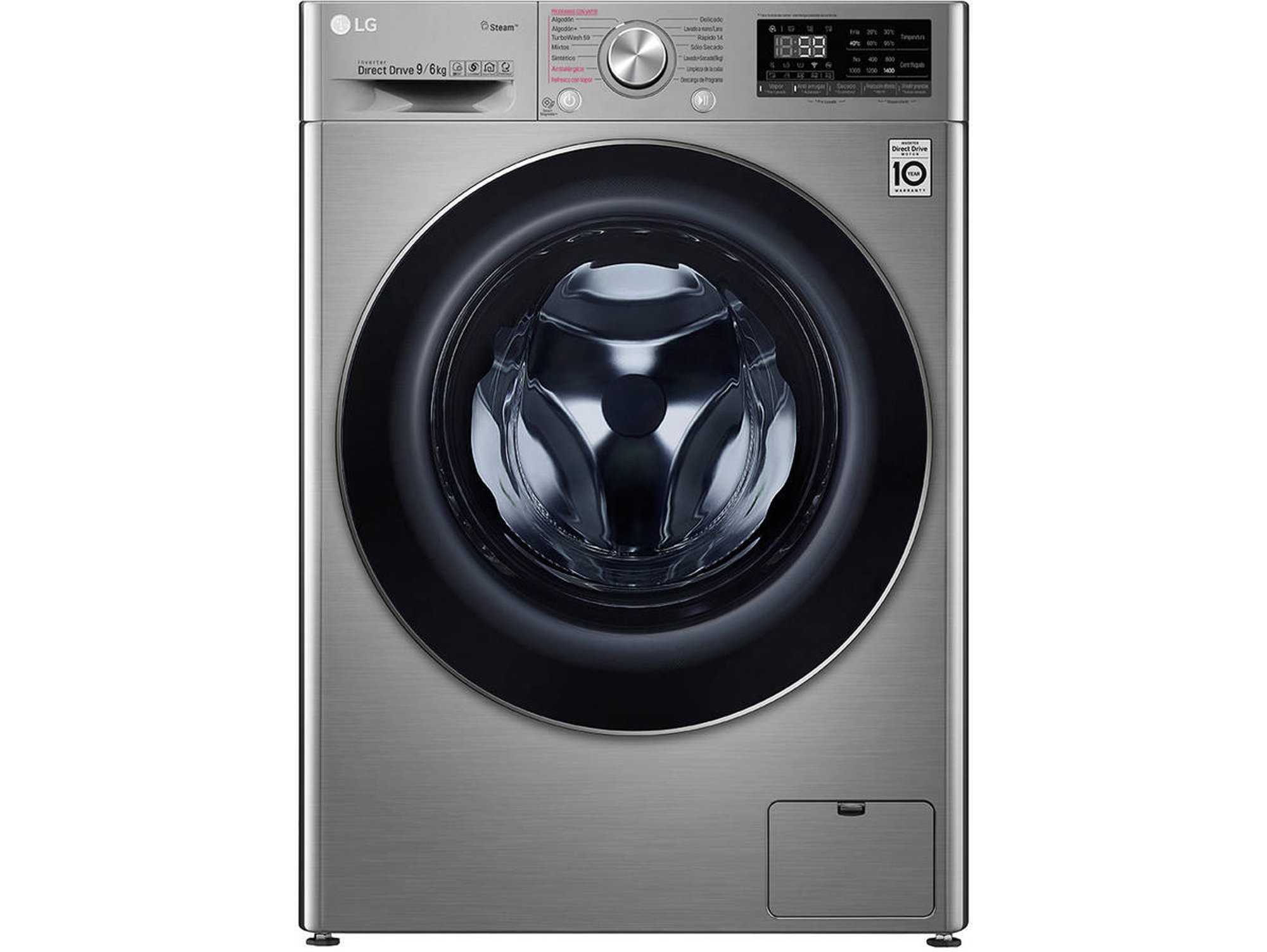 Lavasecadora LG F4DV709H2T (6/9 kg - 1400 rpm - Inox)