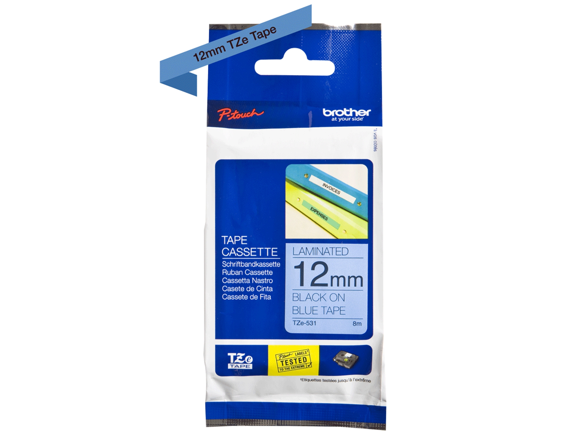 Cinta BROTHER TZe531 laminada