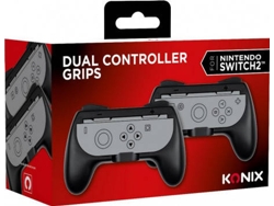 Grip de Mando Joy-Con KONIX Nintendo Switch 2 (Dual - Negro)