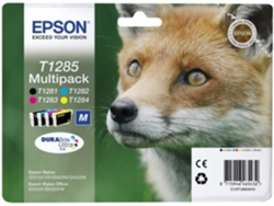 Pack ahorro cartuchos de tinta original EPSON T1285, Zorro, C13T12854022