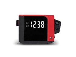 Radio Despertador SCHNEIDER SC360ACL (Rojo - Digital - FM - Pilas y Corriente - Alarma Doble - Función Snooze)