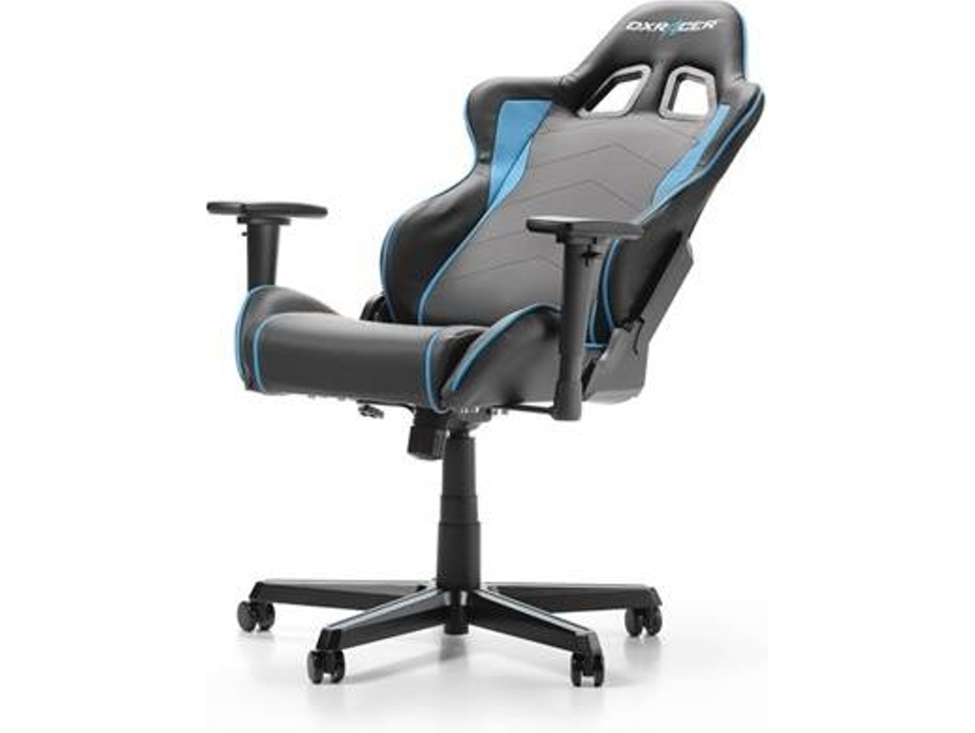 Silla Gaming DXRACER Formula OH/FE08 (Hasta 115 kg - Elevador a Gas Clase 4 - Negro y Azul)