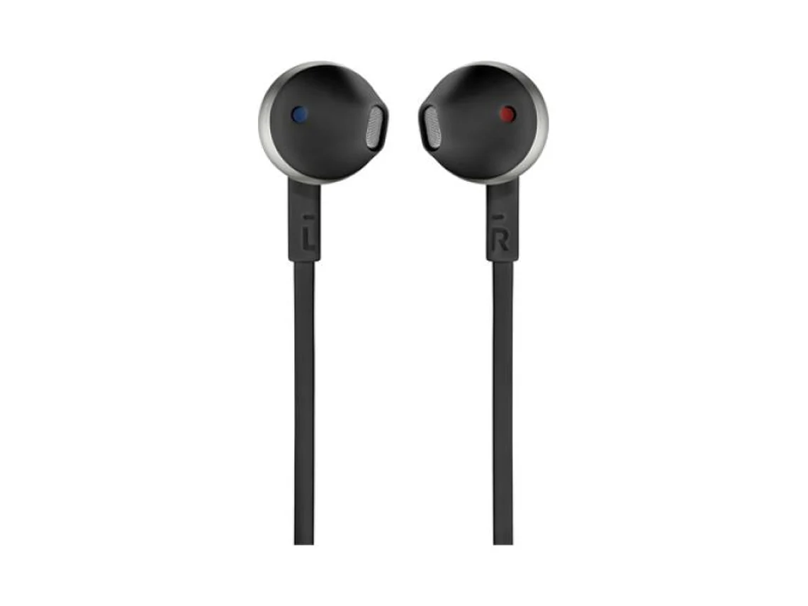Auriculares con Cable JBL T 205 (In Ear - Micrófono - Negro)