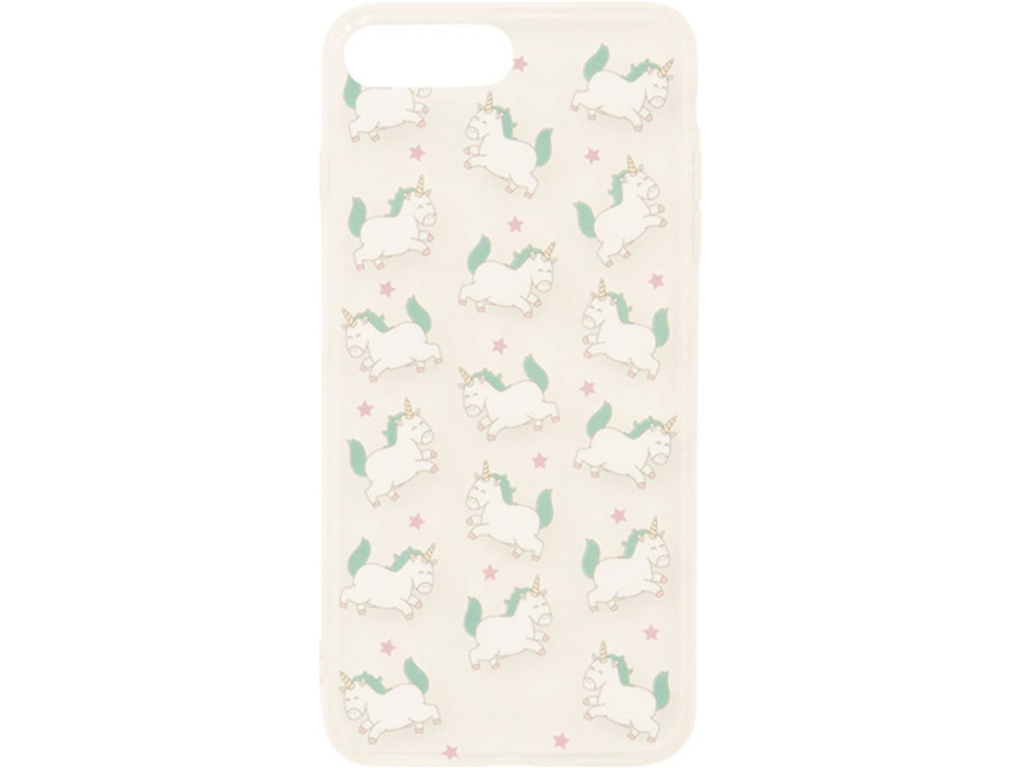 Carcasa iPhone 7 Plus, 8 Plus MR. WONDERFUL Mini Unicornio Blanco