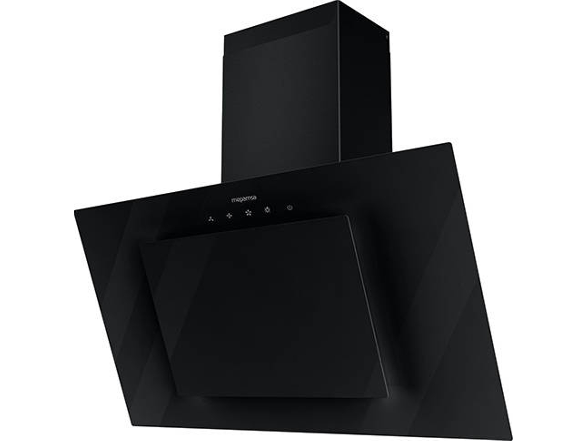 Campana MEPAMSA Luna 70 NE Espejo (560 m3/h - 70 cm - Negro)