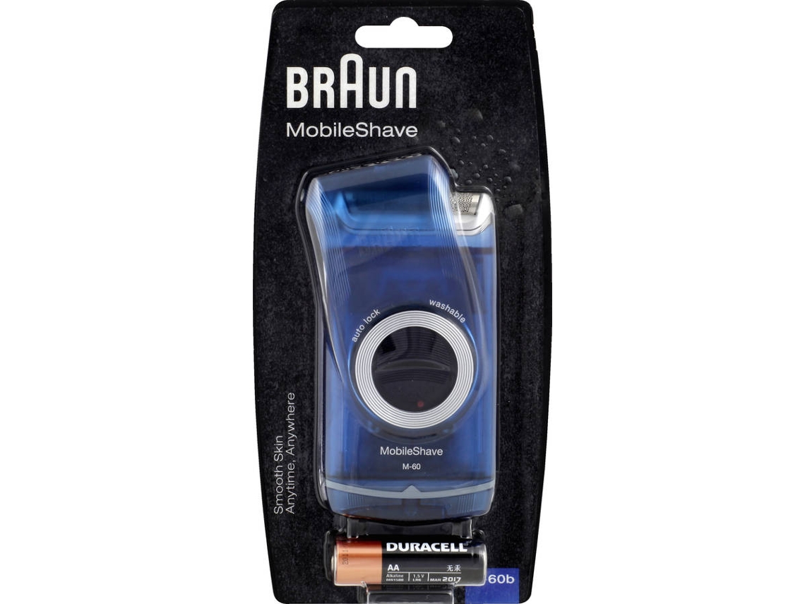 Afeitadora BRAUN Pocket M60 (Autonomía 60 min - Batería)