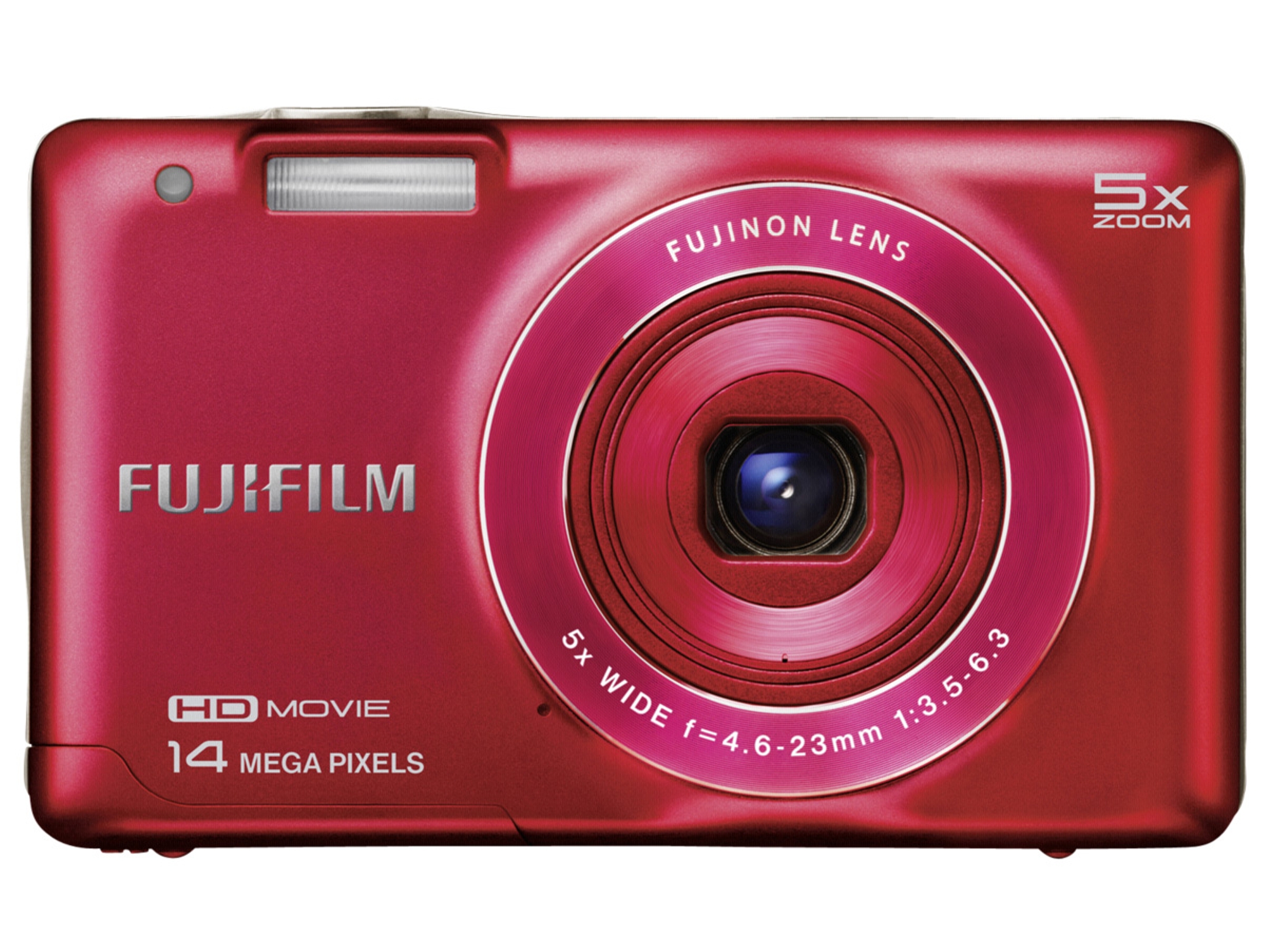 Cámara FUJIFILM FinePix JX600 Rojo + Funda