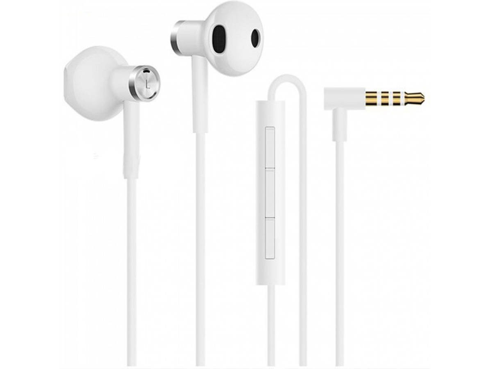 Auriculares con Cable XIAOMI Dual Driver (In Ear - Micrófono - Blanco)