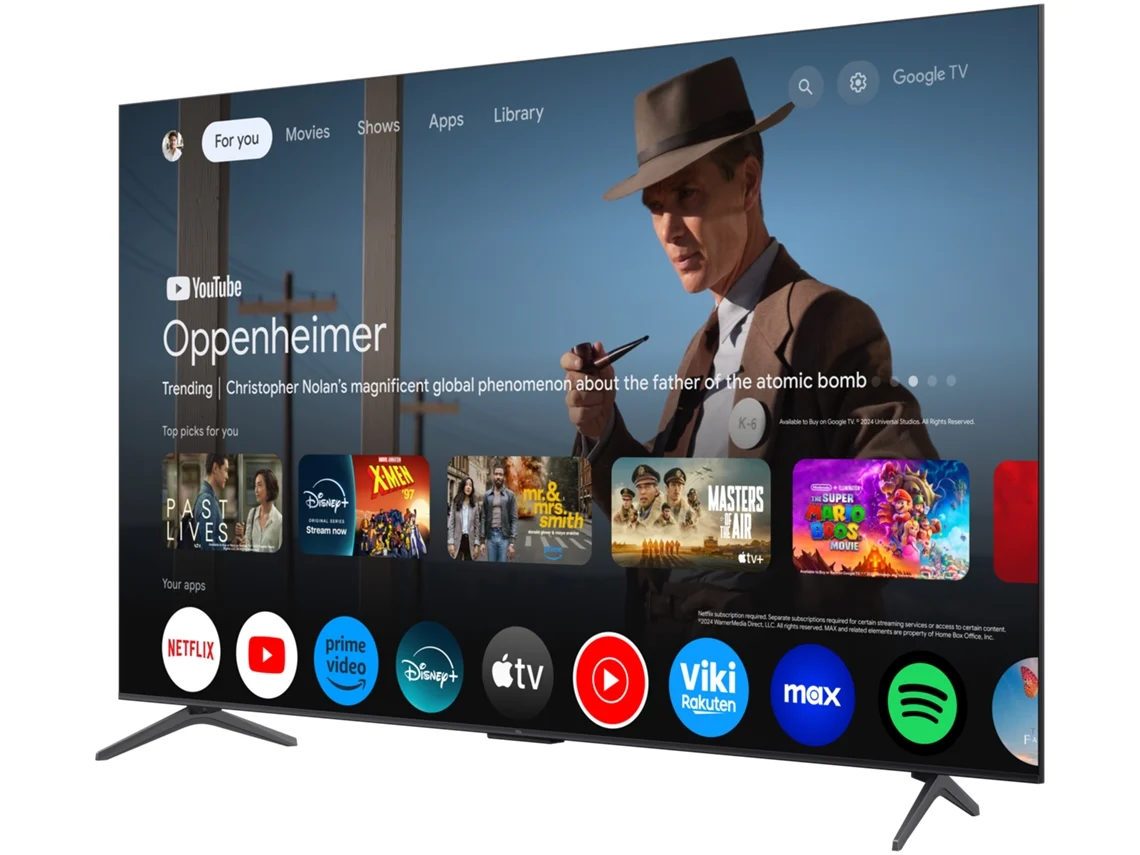 TV TCL 55C6K (MiniLed - 55'' - 140 cm - 4K Ultra HD - Smart TV