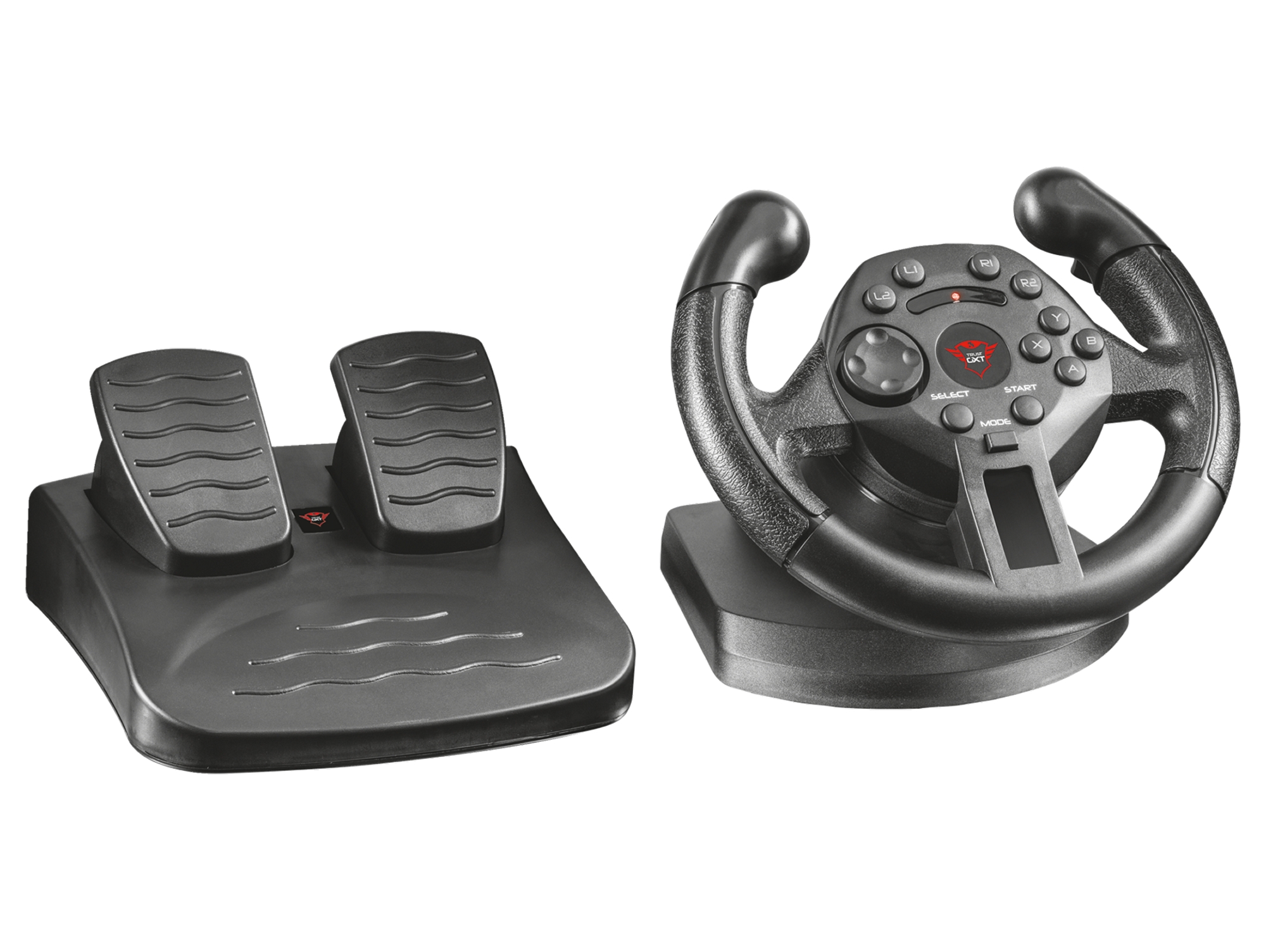 Volante + Pedales TRUST GXT 570 (Multiplataforma - Negro)
