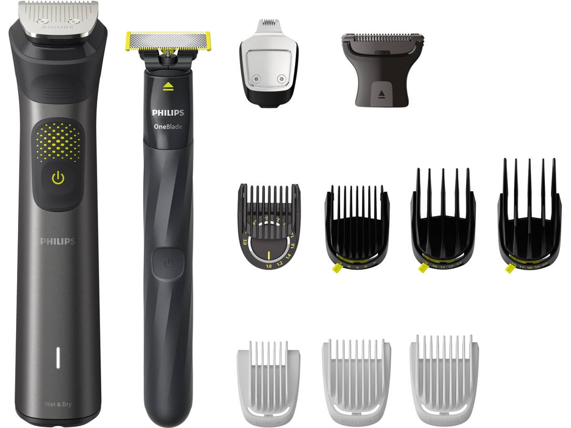 Recortadora Multifuncional PHILIPS MG9540/15 (Autonomía: 120 min recortadora/ 30 min OneBlade - Batería)