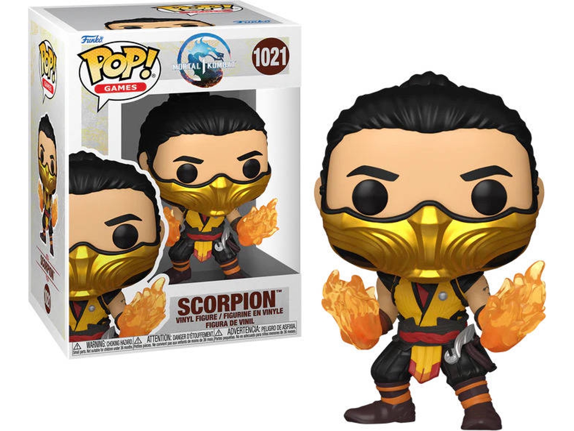 Figura FUNKO Pop! Juegos: Mortal Kombat 1 - Scorpion (Posible Chase)
