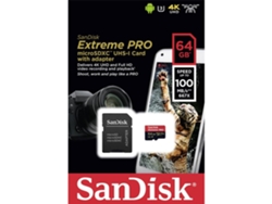 Tarjeta de memoria Micro SD SANDISK Extreme Pro 64GB