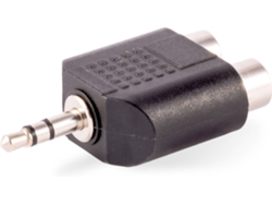 Adaptador Audio MITSAI  2 RCA (Hembra) - Jack 3.5mm (Macho)