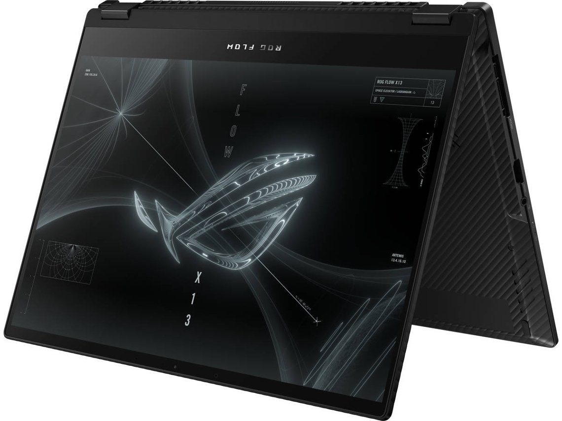 Portátil Gaming ASUS Rog Flow X13 GV301QH-K6069T (AMD Ryzen 7 5800HS - NVIDIA GeForce GTX 1650 - RAM: 16 GB - 512 GB SSD PCIe - 13.4'')