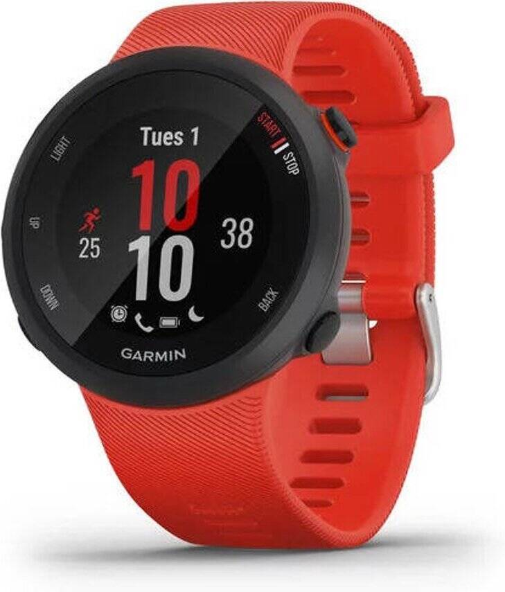 Reloj deportivo GARMIN FORERUNNER 45 (Bluetooth - Hasta 7 días de autonomía - Rojo)