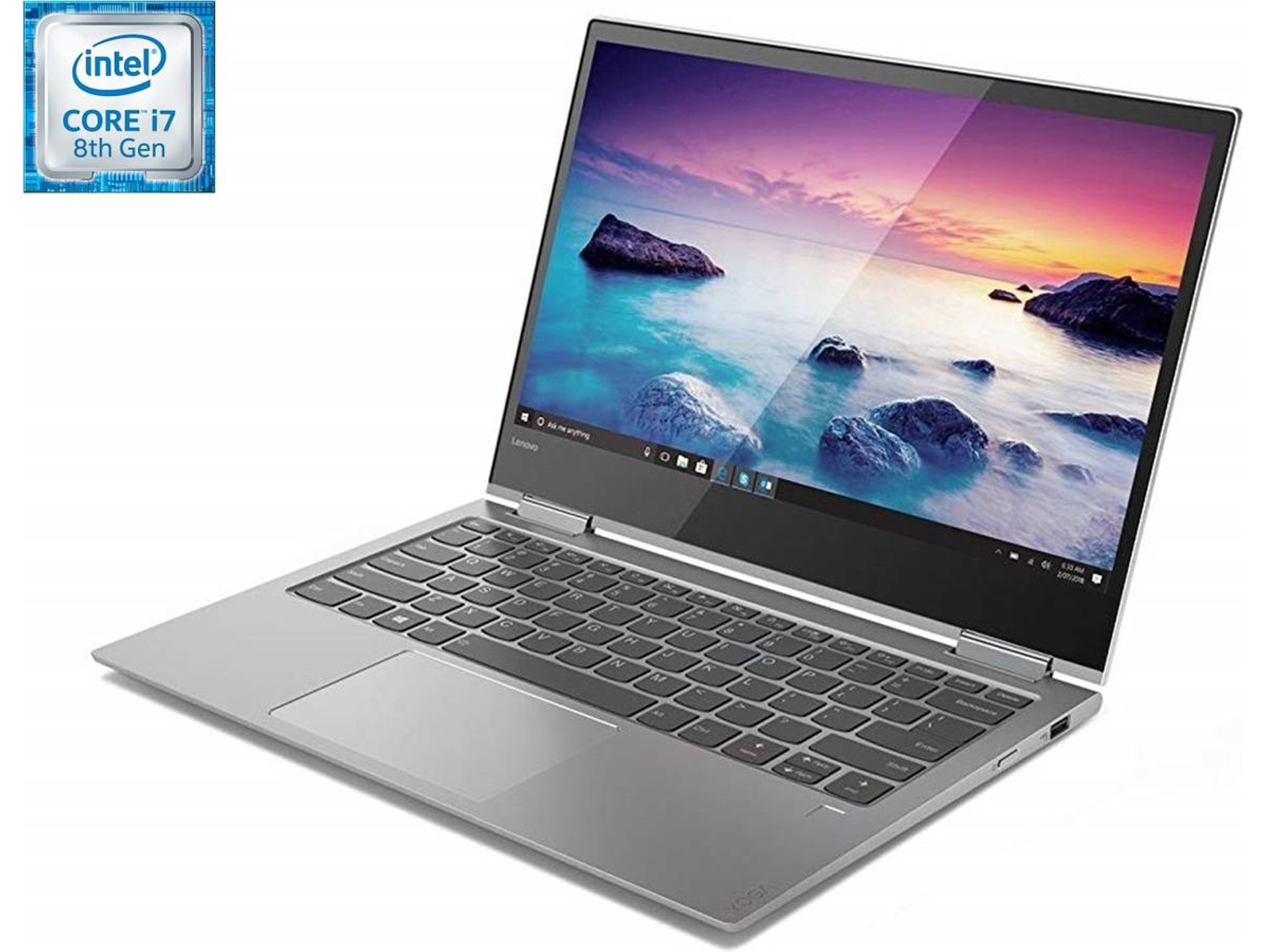 Portátil Convertible 2 en 1 LENOVO Yoga 730-13IKB (Caja Abierta - 13.3'' - Intel Core i7-8550U - RAM: 8 GB - 512 GB Flash PCIe - Intel UHD 620)