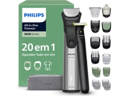 Recortadora Multifunciones PHILIPS MG9557/15 (Autonomía: 120 min - Batería - Plateado)  