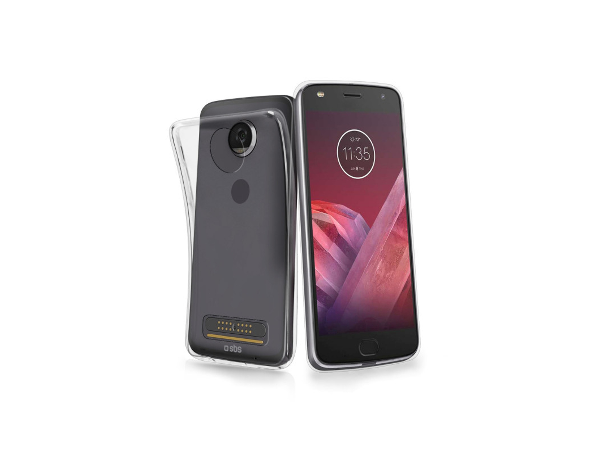 Carcasa SBS Skinny Motorola Moto Z2 Play Transparente
