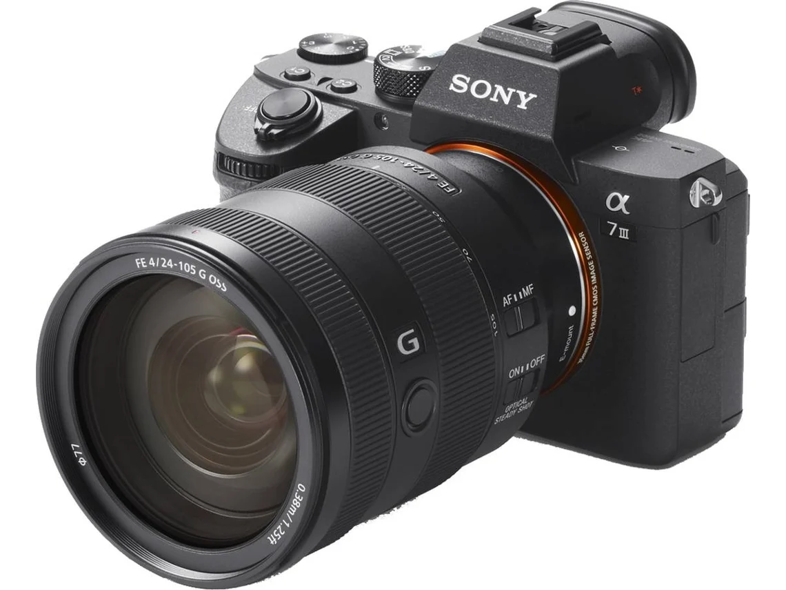 Kit Máquina Fotográfica SONY Alpha 7 III + SEL 24-105 mm  (APS-C)