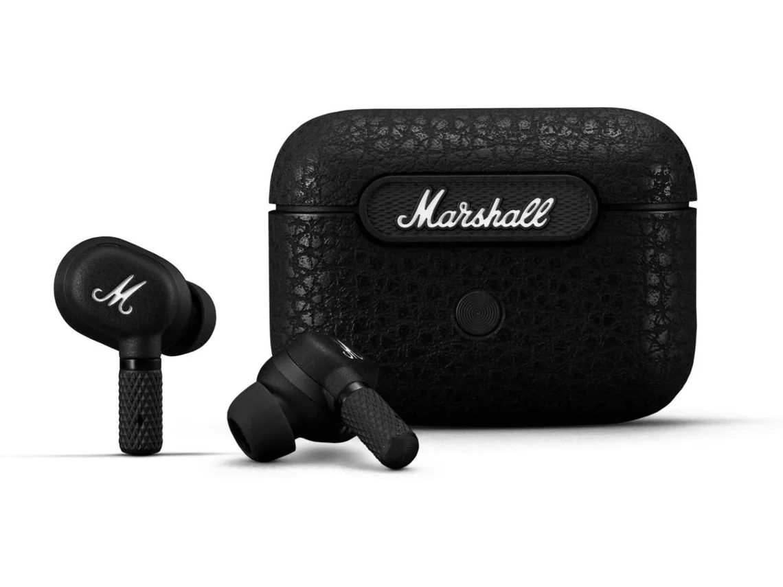 Auriculares Bluetooth True Wireless MARSHALL Motif Anc (In Ear - Micrófono - Negro)