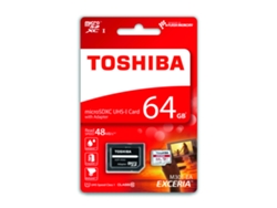 Tarjeta de Memoria MicroSD TOSHIBA 64GB Exceria 90MB