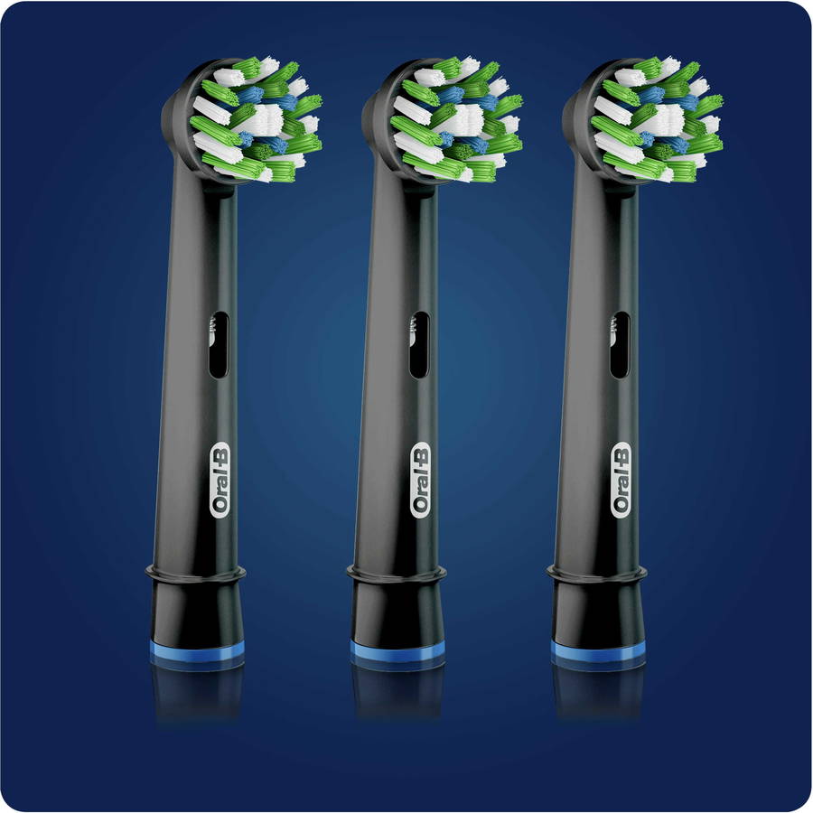 Cabezales de Recambio ORAL-B Cross Action Negro (3 unidadedes)