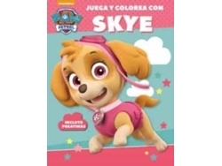 Libro Paw Patrol. Juega Y Colorea Sky de Varios Autores (Año de Edición - 2017)