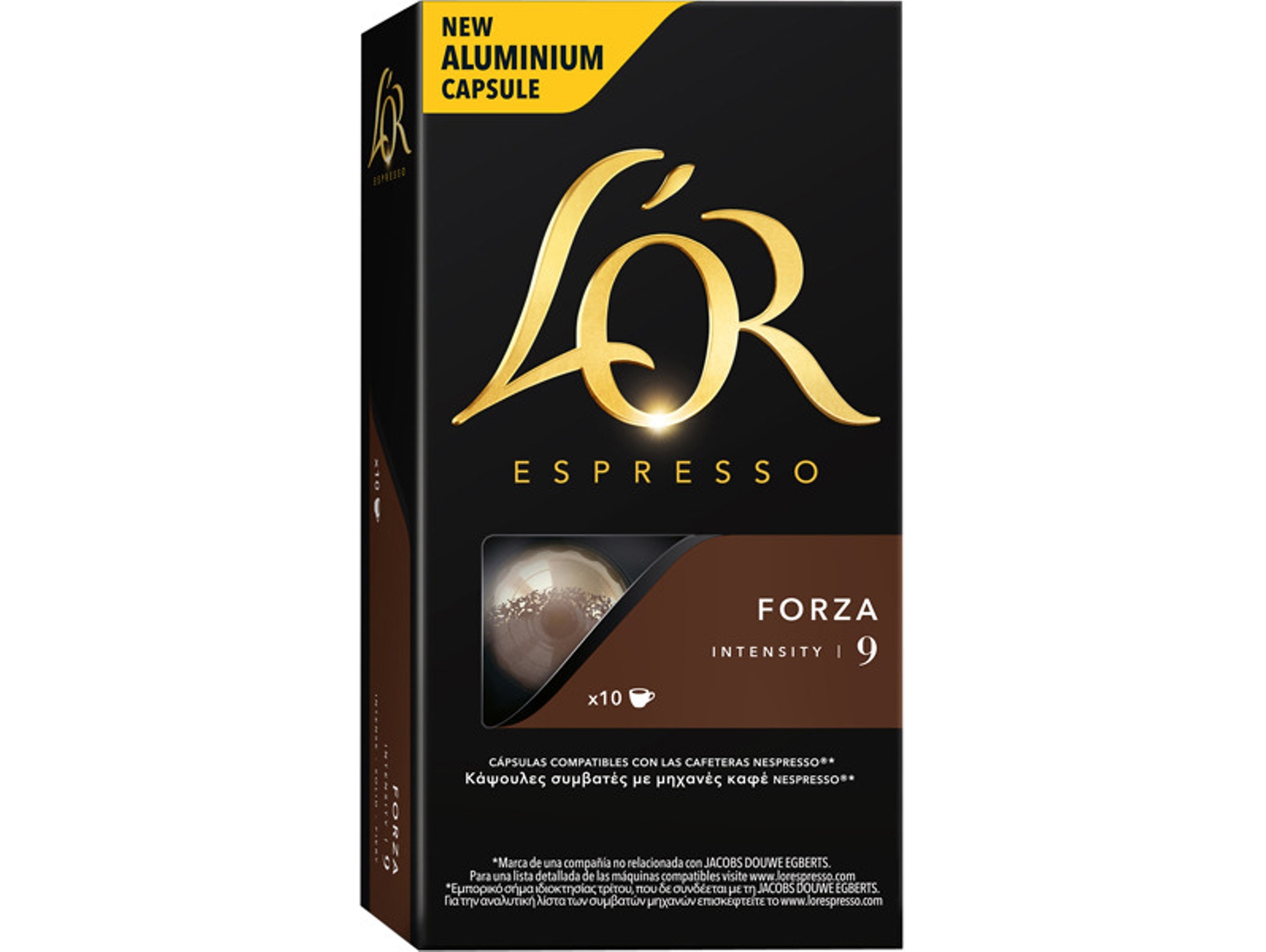 Cápsulas de café Nespresso L'OR Forza 9