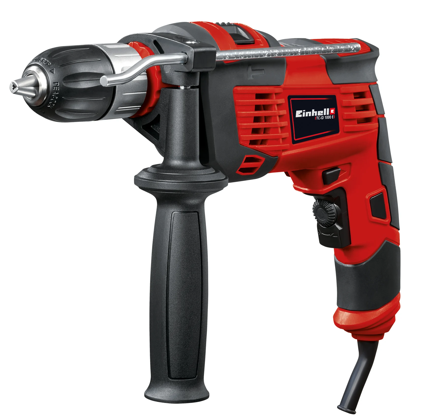 Taladro de impacto Einhell TC-ID 1000 E + 64 accesorios