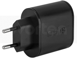 Cargador Viaje SBS 30W Negro
