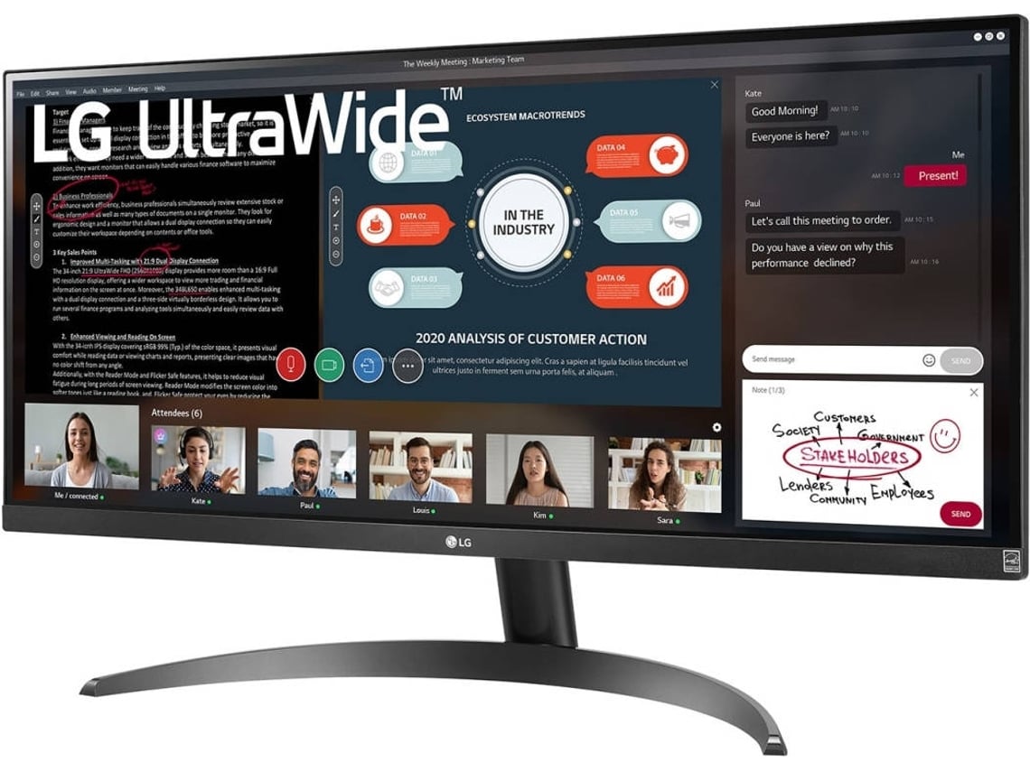 Monitor LG 29WP500-B (29'' - UltraWide Full HD - IPS - AMD FreeSync)