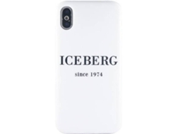 Carcasa iPhone XR ICEBERG Logo Blanco