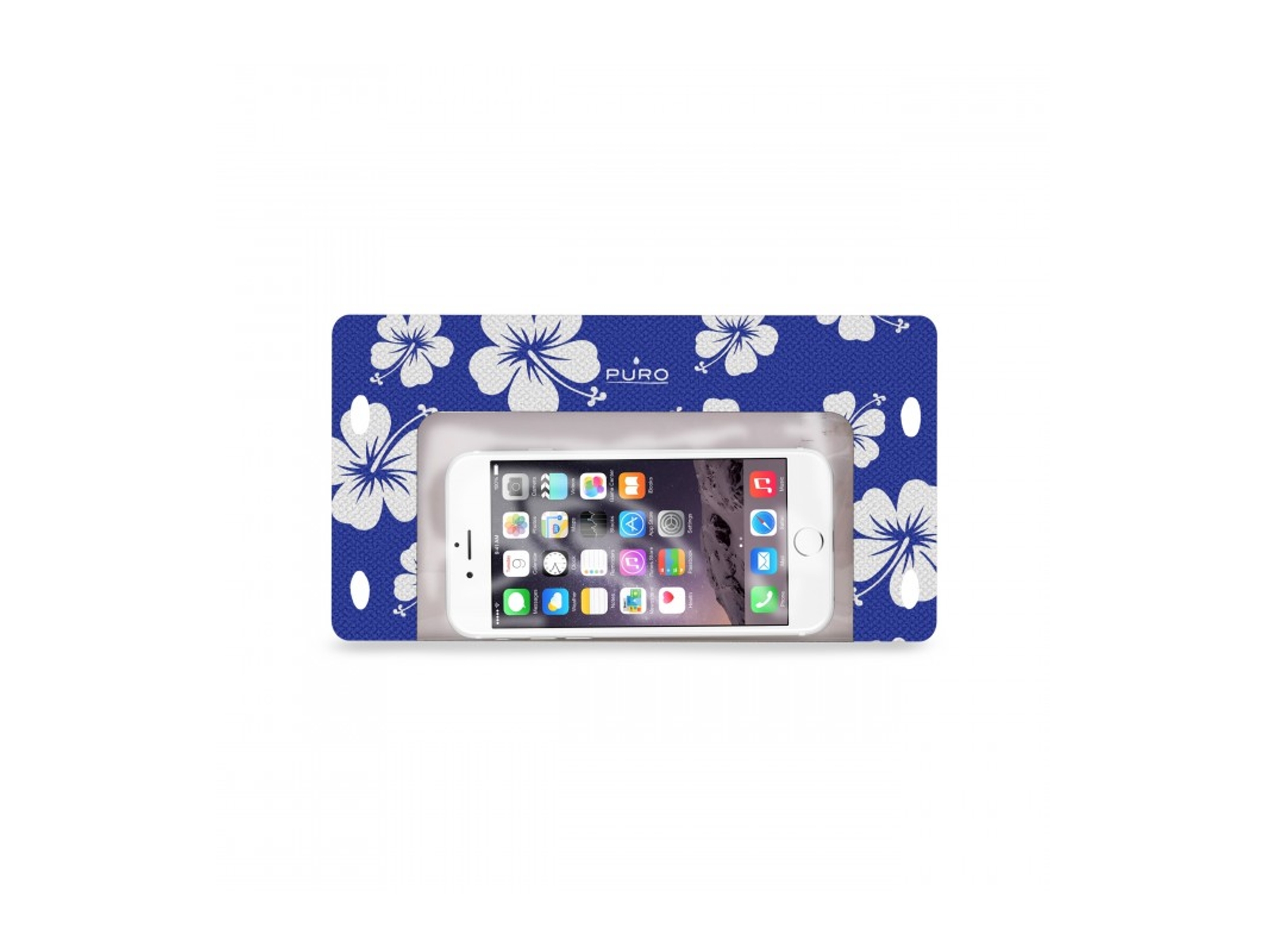 Funda PURO IPx8 universal hasta 5.7'' azul