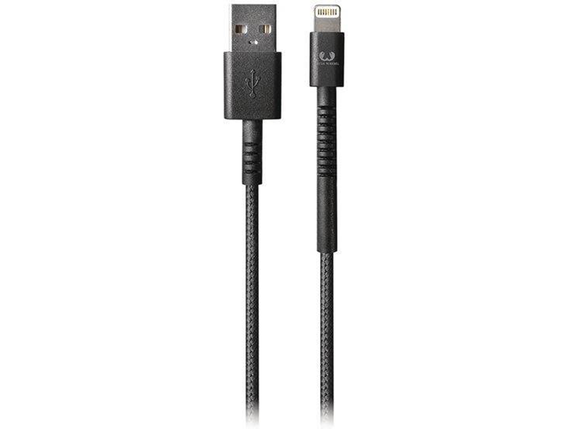 Cable FRESH 'N REBEL Fabriq (USB - Lightning - 3 m - Negro)