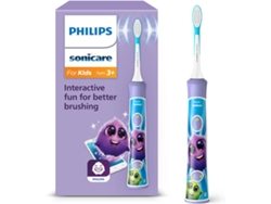 Cepillo de Dientes Eléctrico PHILIPS Kids HX6322/12 (Morado y azul)  