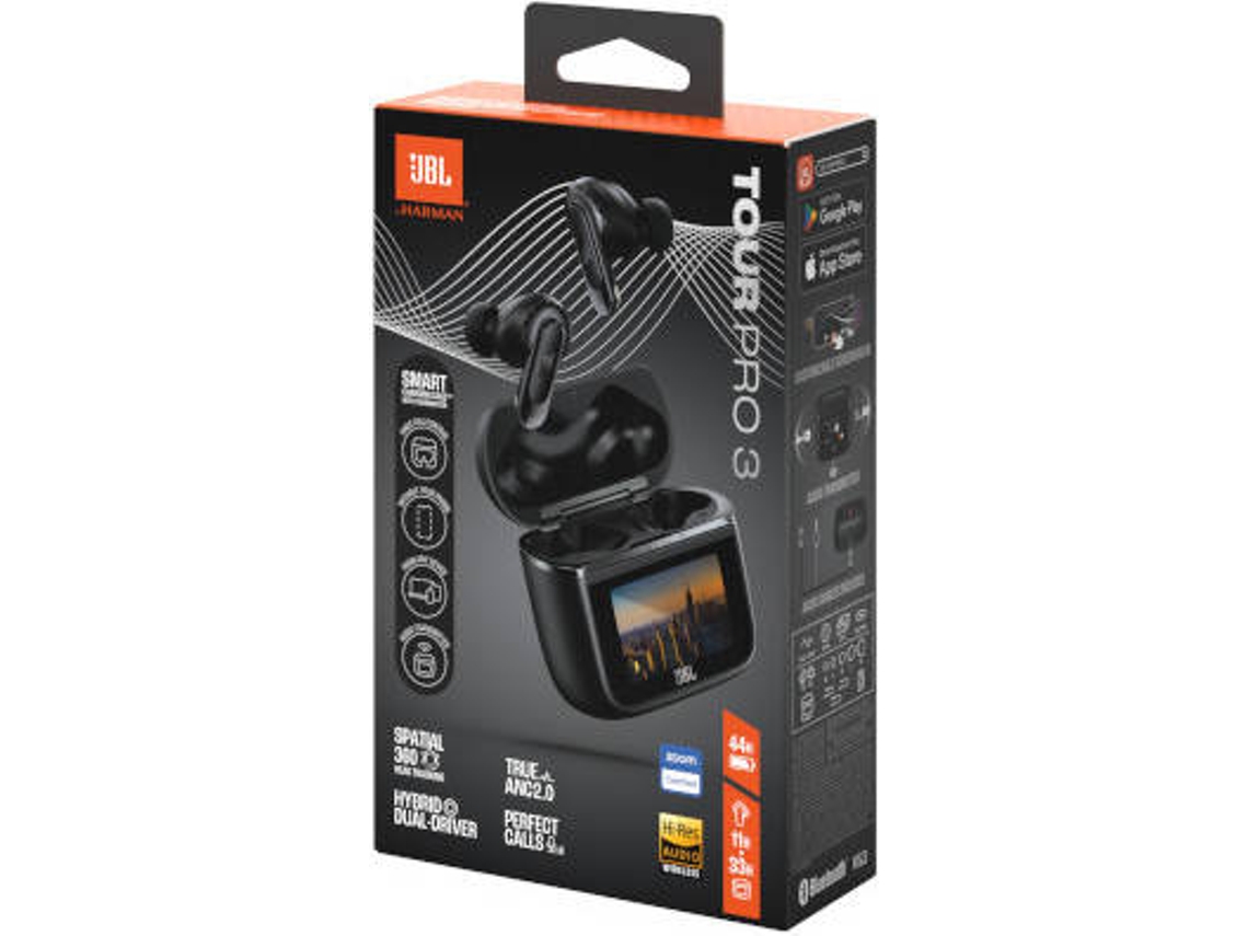 Auriculares Bluetooth True Wireless JBL TOUR PRO 3 (In Ear