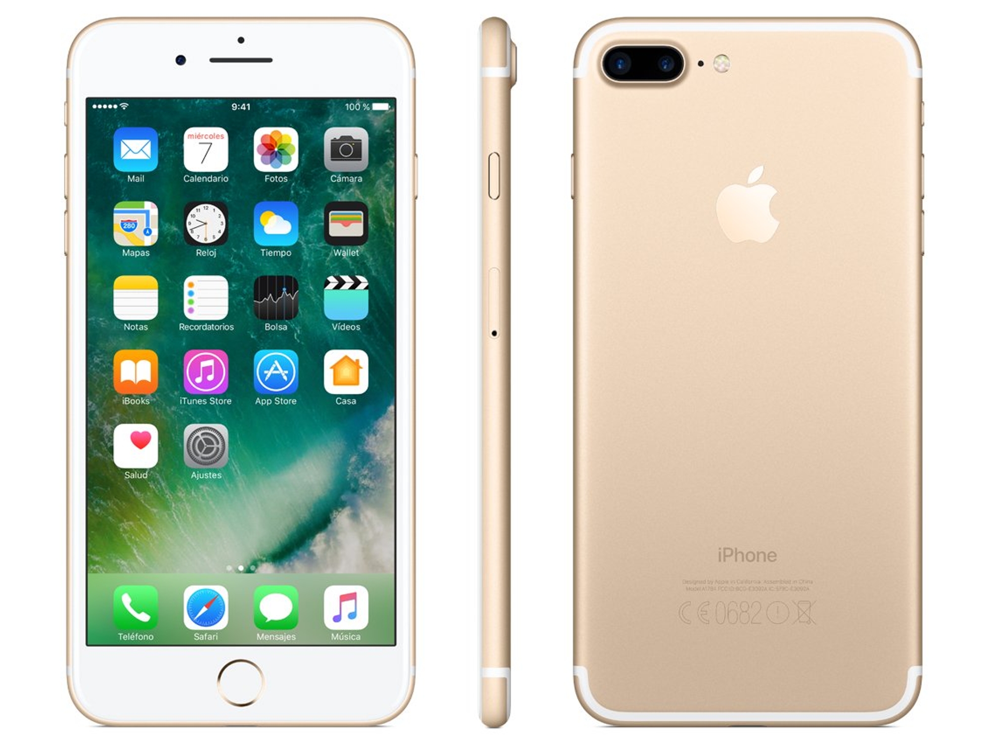 iPhone 7 Plus APPLE (5.5'' - 3 GB - 128 GB - Dorado)