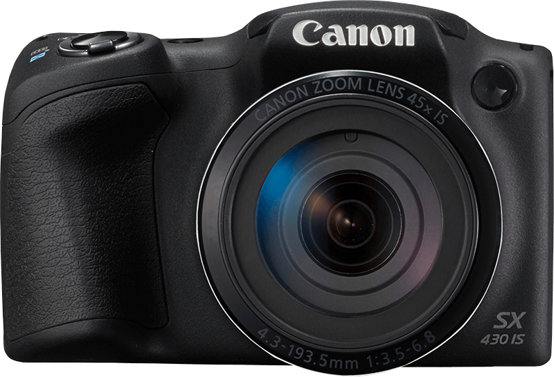 Cámara Compacta CANON Powershot SX430 IS  (Negro - 20 MP - ISO: auto a 1600 - Zoom Óptico: 45x)