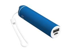 Powerbank TRUST Stilo (2600 mAh - 1 USB - MicroUSB - Azul)