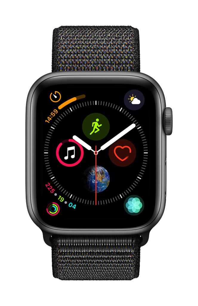 APPLE Watch Series 4 Cellular 44mm loop gris espacial, negro