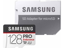 Tarjeta de memoria Micro SDXC SAMSUNG Pro Endurance - MB-MJ128GA (128 GB, Clase 10 - UHS-I, Con adaptador SD)