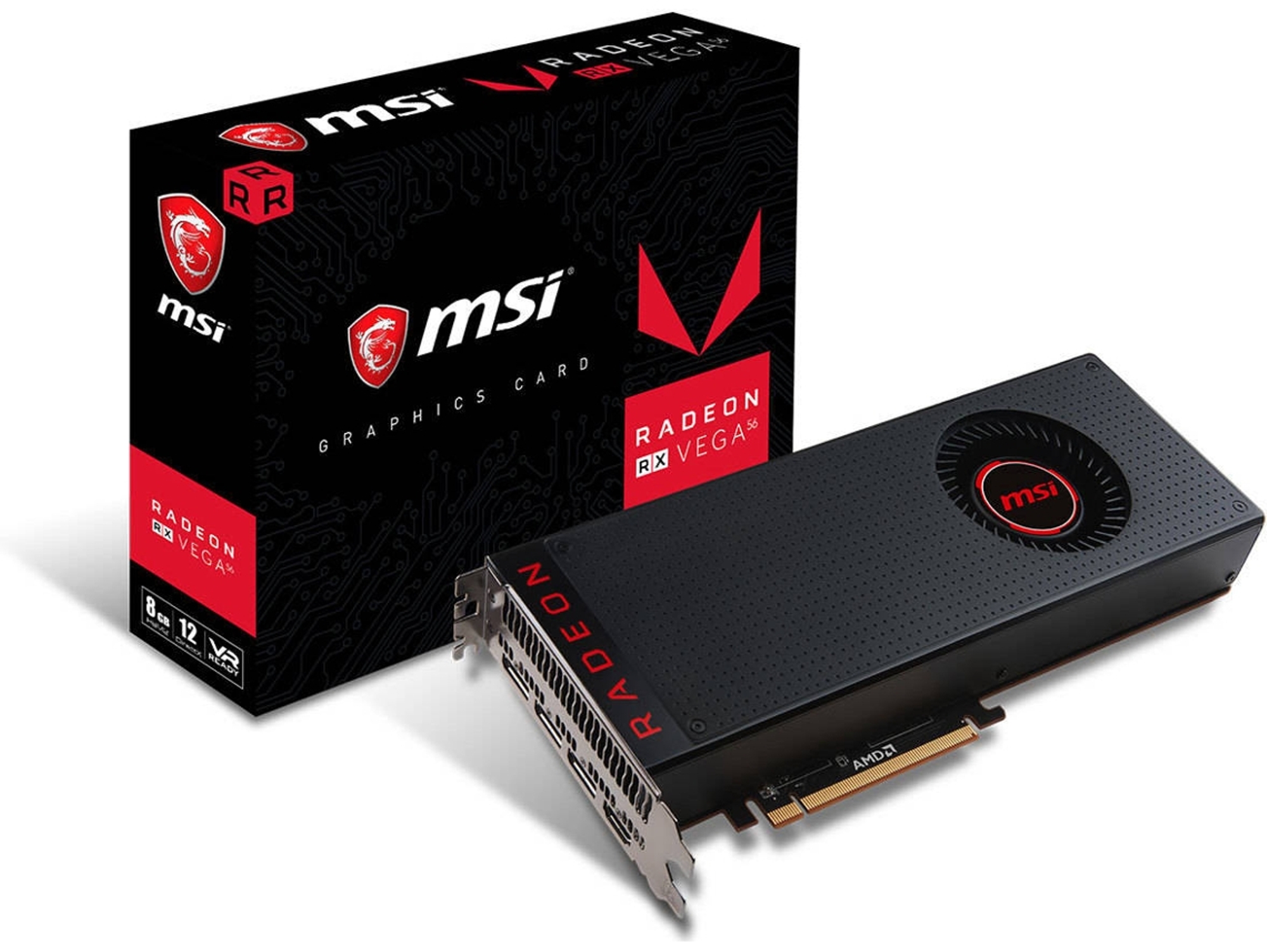 Tarjeta Gráfiaca MSI Radeon RX Vega 56 8GB HBM2 | Worten Canarias